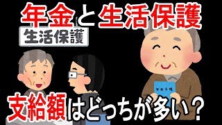 【老後】年金と生活保護の支給額､どっちがお得？ 両方もらえるの？ [upl. by Gnilhsa]