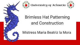 Brimless Hat Patterning and Construction [upl. by Nyliram614]