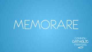 Memorare ENGLISH [upl. by Claudell]