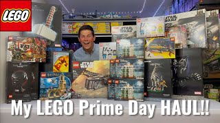 My LEGO Amazon Prime Day Haul What I picked up for LEGO Investing [upl. by Gnaw]