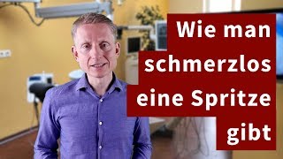 Wie man beim Zahnarzt schmerzlos eine Spritze gibt 2018 [upl. by Panter547]