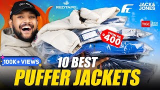 Top 10 Best Puffer Jacket Under 2000 🔥 Winter Jackets Haul 2024  REDTAPE Fort Collin  ONE CHANCE [upl. by Mackay975]