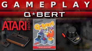 Gameplay  QBert Atari VCS 2600 [upl. by Luapnaej]