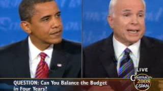 CSPAN Third 2008 Presidential Debate Full Video [upl. by Tomlin]