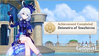 Deianeira of Snezhevna  Achievement  Local Legends  Patch 42  Genshin Impact [upl. by Akeit]