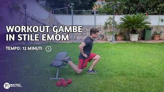 WORKOUT GAMBE UTILIZZANDO IL DIVANO [upl. by Erlond]