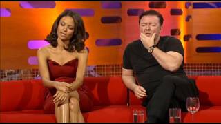 Graham Norton has Ricky Gervais and Thandie Newton read the script from Nalin Palin [upl. by Aihsital]