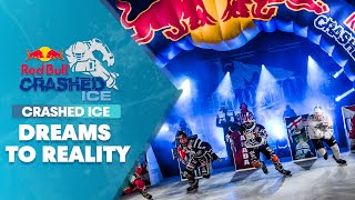 When Downhill Ice Cross Dreams Become A Reality 🤩  Red Bull Crashed Ice [upl. by Htebazila364]