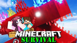 MAKHLUK BATU KARANG YANG MENYALA SANGAT TERANG  Minecraft Survival Bucin S4 20 [upl. by Godiva]