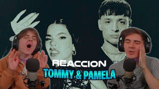 REACCION TOMMY amp PAMELA  Peso Pluma Kenia Os Lyric Video [upl. by Abas498]