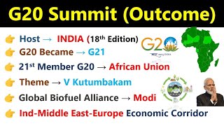 G20 Summits 2023  Key Highlights  Indias G20 Presidency 2023  Current Affairs 2023  modi [upl. by Bathsheb]