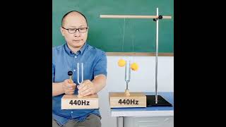 Resonance with tuning forks laboratoryequipment tuningfork resonance [upl. by Enattirb828]