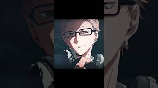 Tsukishima blocks Ushijima 🔥🔥🏐🏐 foryou haikyuu volleyball highlights anime tsukishima fyp [upl. by Aihsrop703]