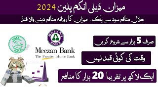 Meezan Daily Income 1 Mutula Fund 2024  Meezan Mutual fund investment [upl. by Orgalim]