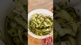 Chilli Courgette Ribbon Salad 🌶️ [upl. by Hedve]