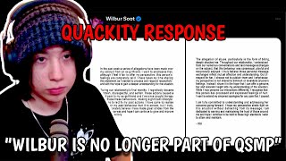 Quackity Response on Wilbursoot Allegation amp Quackity Studio Statement [upl. by Gayleen]