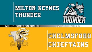 Highlights I Milton Keynes Thunder vs Chelmsford Chieftains I 22 OCT 2023 [upl. by Genny]