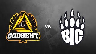 GODSENT vs BIG  ESL Pro League Season 6  Mirage [upl. by Lippold]