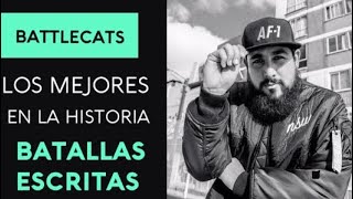 LOS 10 MEJORES EN LA HISTORIA DE BATALLAS ESCRITAS [upl. by Arimaj727]