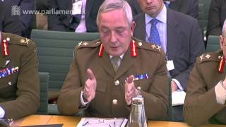 Defence Committee question senior British Army Officers on Army 2020 [upl. by Neiluj]