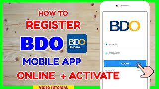 BDO Mobile App Register Paano Mag Sign Up sa BDO Mobile Banking  BDO Mobile Registration [upl. by Laeria273]