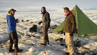 Malaspina Glacier Backpacking trip Wrangell  St Elias National Park Alaska [upl. by Ahsika]