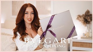 UNBOXING MY DREAM BAG  BVLGARI Bag Review  Whats in my Bag 🐍👜 [upl. by Edie]