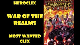 Heroclix War of the Realms  Clix I Want to See [upl. by Rot]