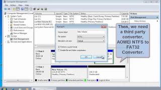 Convert NTFS to FAT32 [upl. by Ifar]