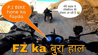 इतनी ऊंचाई पर बाइक ने दिया धोका 😱  key monastery to langza village  Hero splendor spiti ride ep11 [upl. by Suvart]