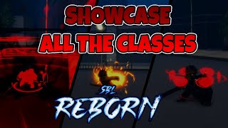 SHOWCASING ALL CLASSES  SOLO BLOX LEVELING REBORN  NEW UPCOMING GAME [upl. by Yroffej866]