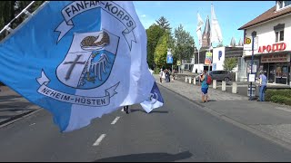 Großer Schützenfestzug in Neheim 21 08 2022 [upl. by Ajnin]