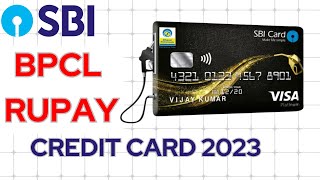 SBI BPCL Rupay Credit Card 2023 ⚡ SBI Bpcl Credit Card Review With Benefits ⚡ Best fuel credit card [upl. by Mharg]