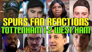 SPURS FANS REACTION TO TOTTENHAM 12 WEST HAM  FANS CHANNEL [upl. by Auerbach]