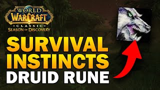 SoD Survival Instincts Druid Rune  60 Second Guide [upl. by Yelbmik616]