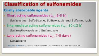 L12 Classification of Sulfonamides And cotrimoxazole in pharmacology Hindi [upl. by Sarge]