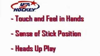 USA Hockey Video quotOffIce Stickhandlingquot part 1 [upl. by Thetos]