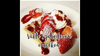 Vafle do trouby s 🍓jahodovou omáčkou  Videorecept  CZSK HD [upl. by Chelsie848]