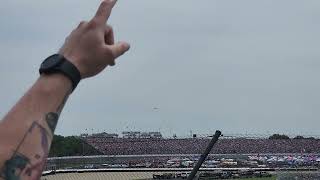 2023 indy 500 2nd flyover 4 F16s [upl. by Ydoow]