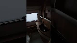 Very quick look inside the Hymer Eriba Touring 560 caravan [upl. by Halonna]