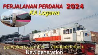 KERETA LOGAWA SAH GANTI RANGKAIAN BARU EKONOMI STAINLESS NEW GENERATION [upl. by Abihsot665]