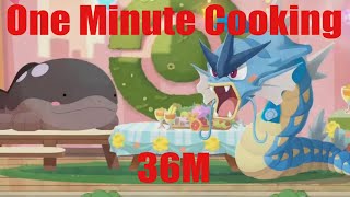 36M One Minute Cooking  Clodsires Eclair Extravaganza Pokemon Cafe Remix [upl. by Glennon]