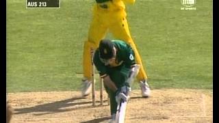 Shane Warne vs Herschelle Gibbs 1999 World Cup  Super slomo [upl. by Nnaid]