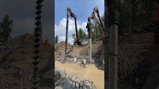 Soft foundation piling treatment construction process [upl. by Lubet430]