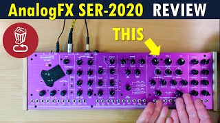 AnalogFX SER2020  The Formant Magic of Twin Peak Filters  Review amp patch ideas [upl. by Einitsed]