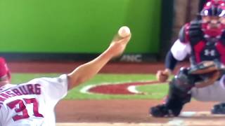 Stephen Strasburg Curveball Slow Motion [upl. by Perkin]