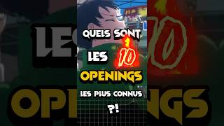 Les OPENINGS d’anime les plus CONNUS 😳  anime manga opening ranking [upl. by Gentilis169]