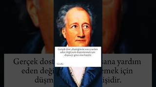 Goethe Gerçek dost düştüğünde [upl. by Appledorf]