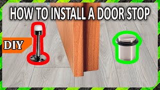 How to Install a Door stop  DIY [upl. by Eiboj]