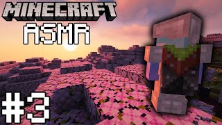 ASMR 🌸 Minecraft Survival Gameplay 🌸 Ep 3 Whispering Keyboard  Mouse Sounds [upl. by Eural]